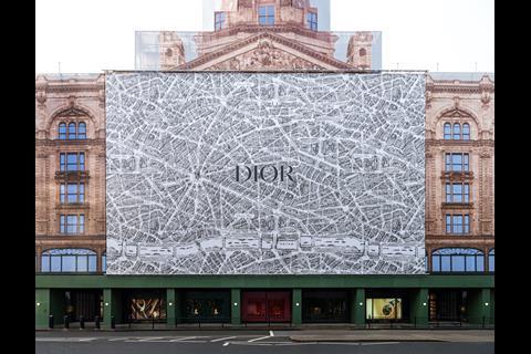 Dior - Harrods Facade